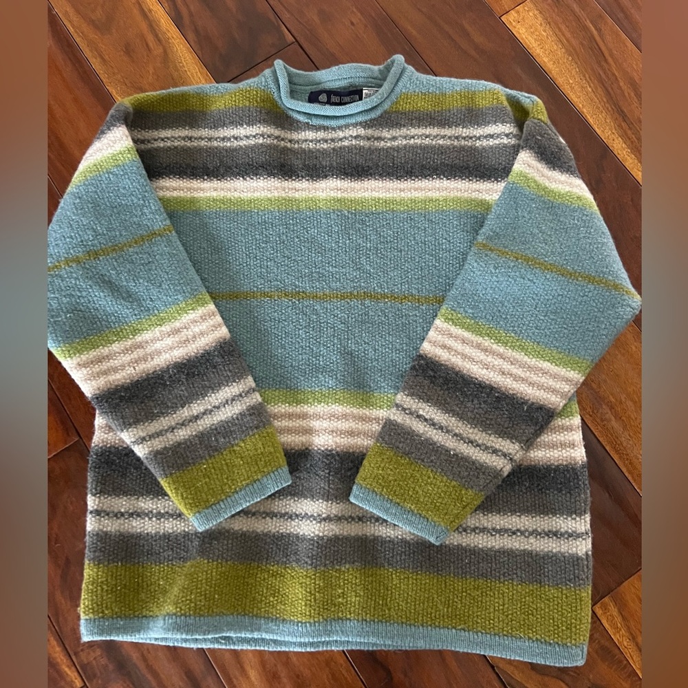 Men’s French connection striped wool sweater